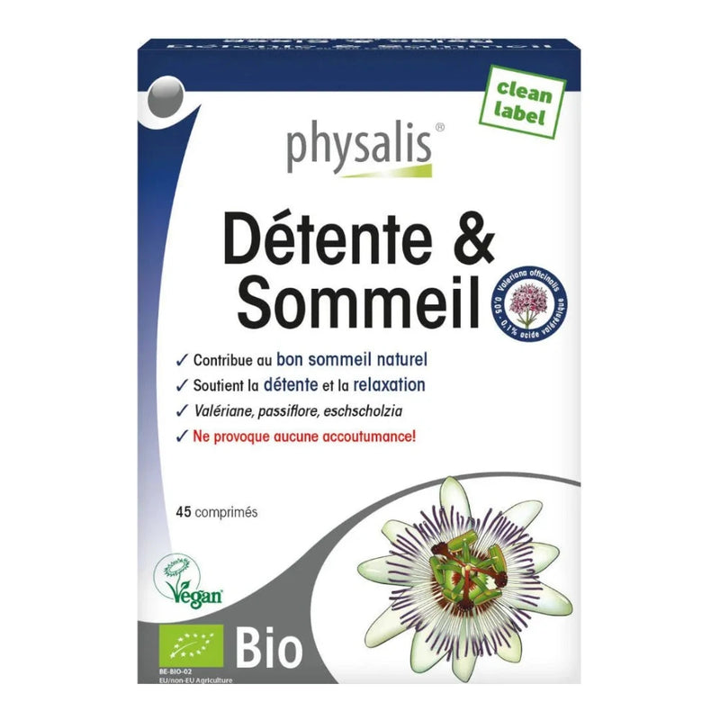 Physalis Détente et Sommeil 45 Comprimés