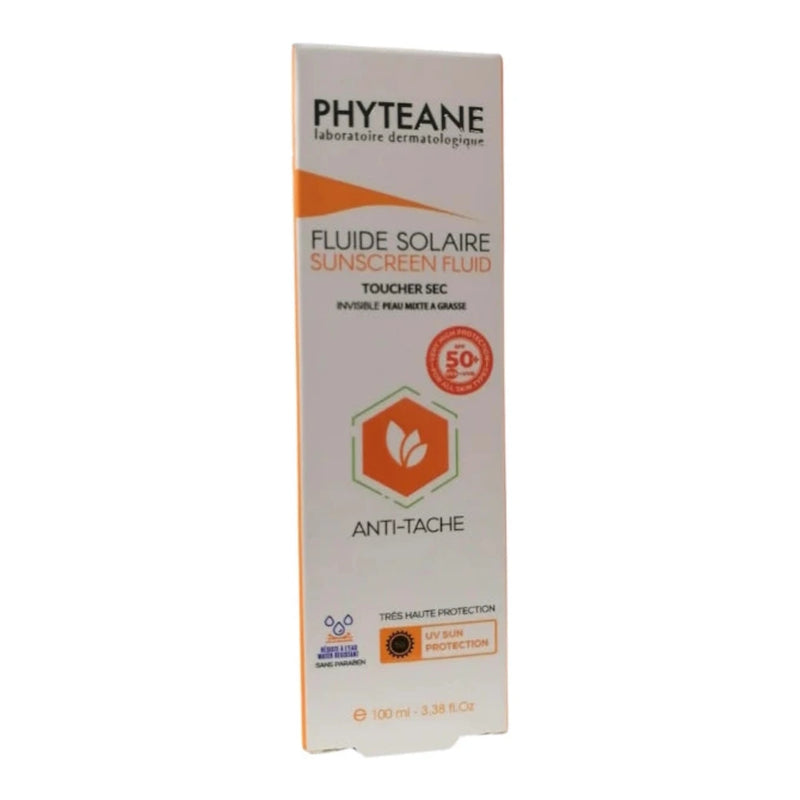 Phyteane Fluido Solar Invisible Tacto Seco Piel Mixta a Grasa FPS 50+ 50 ml