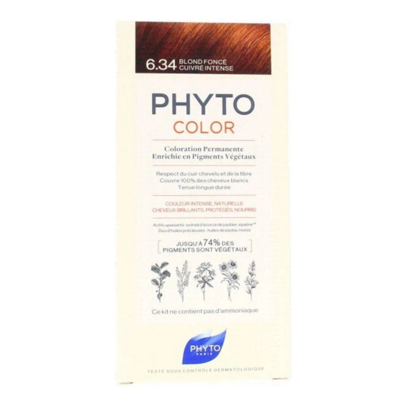 Phyto PhytoColor 6.34 أشقر داكن نحاسي