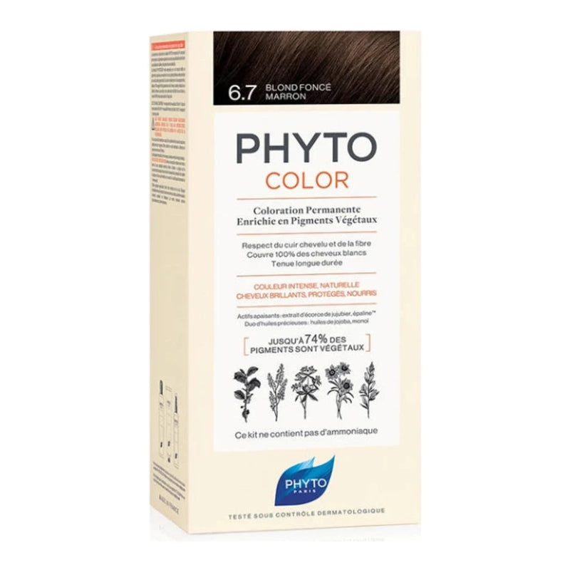 Phyto PhytoColor 6.7 أشقر داكن بني
