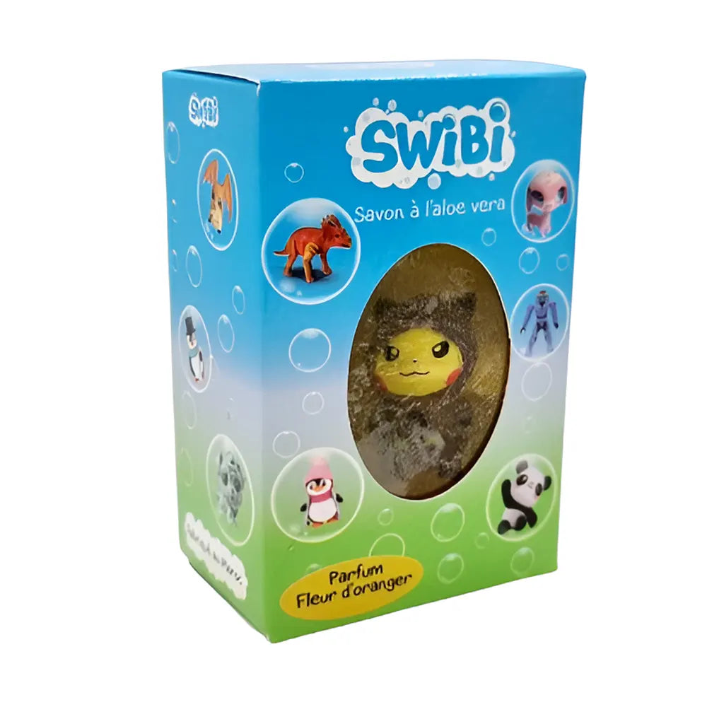 Swibi Savon Parfumé Fleur d'Oranger Pikatchu  -  100g