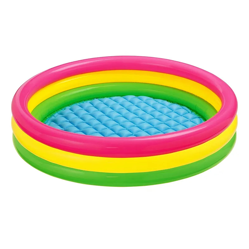 Intex Piscine Avec 3 anneaux Sunset Glow 147x33 cm