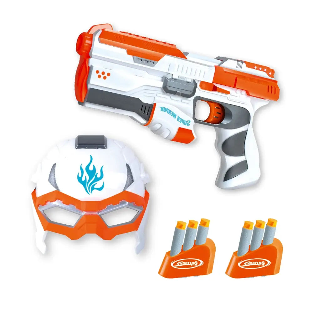 Ball Gun with Darts &amp; Mask – 6A+