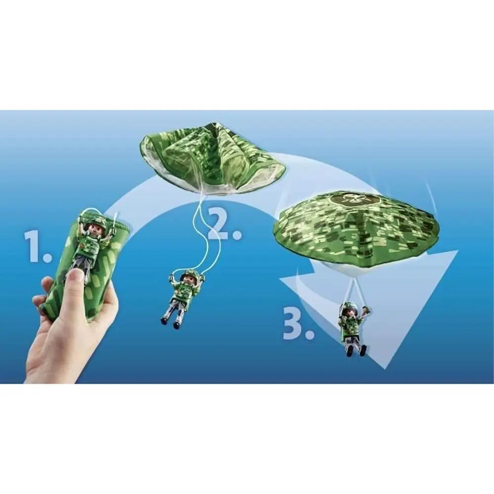 Playmobil Police Coffret Mission Parachute - 4A+