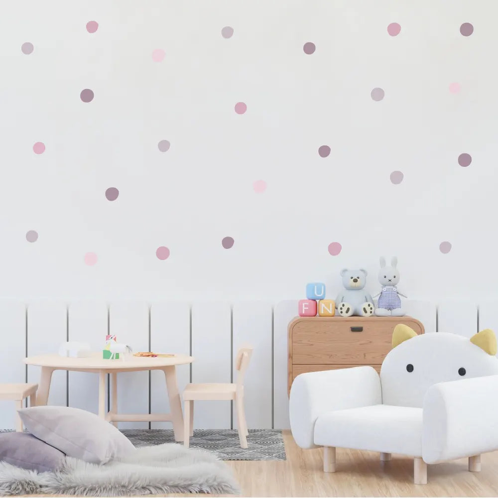 Pixelou Stickers Pois - Teintes Violet