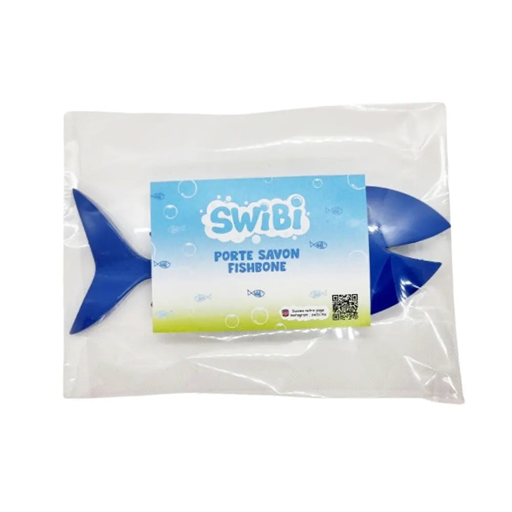 Swibi Porte Savon Poisson Bleu