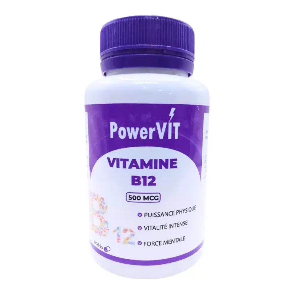 PowerVIT Vitamine B12 500 µg – boîte de 60 gélules