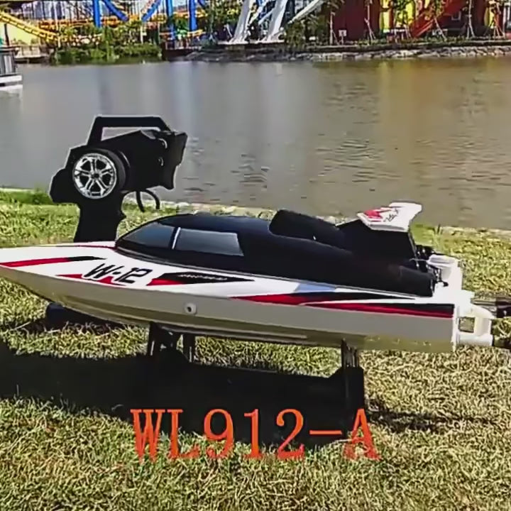 Bateau de Course Télécommandé Étanche - 14A+