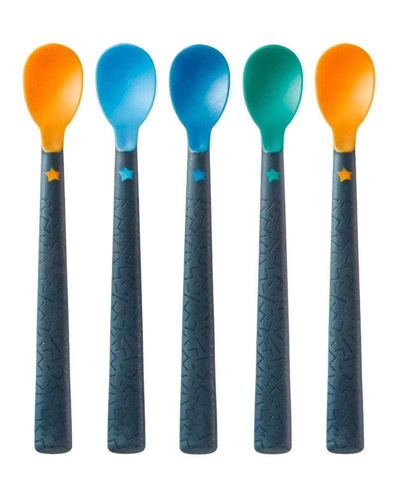 Tommee Tippee Pack of 5 Softee Learning Spoons 4M+