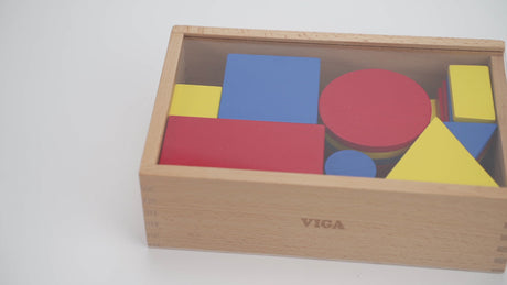 Viga Toys Blocs Logique Figures Géométriques 3A+