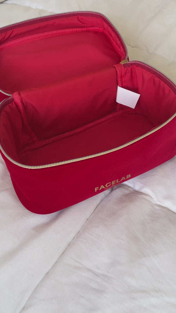 فيس لاب حقيبة تجميل بفيونكة + مرآة هدية!