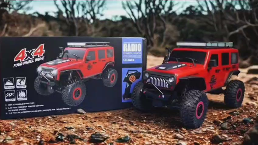 4x4 All-Terrain Remote-Controlled Car 1:10 – Ages 14+