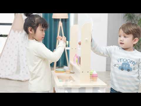 Viga Toys Magasin de Crème Glacée 3 en 1 Mobile 3A+