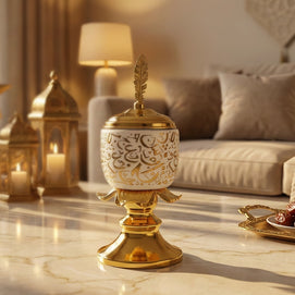 Encensoir en Céramique avec Calligraphie