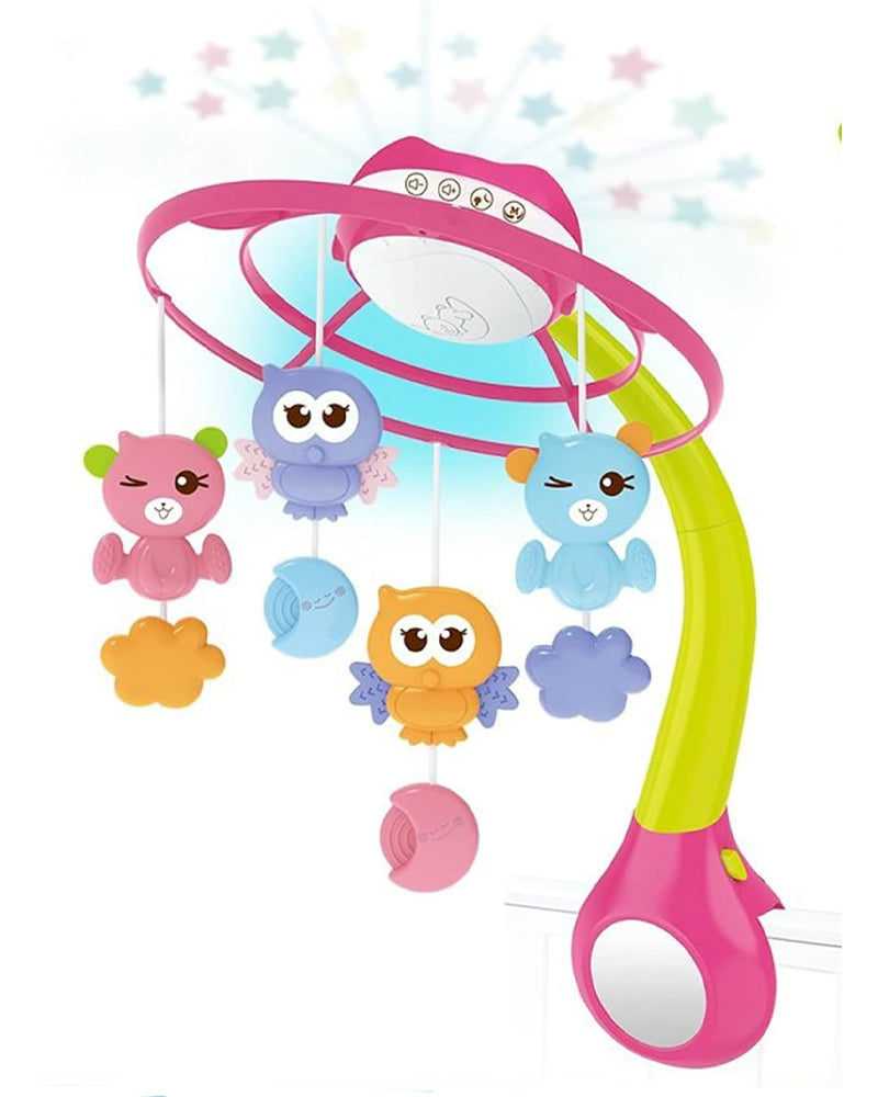 Kids Melody Musical Mobile with Projector - Pink