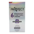 Boîte de 6 préservatifs Protect extra lubrifiés