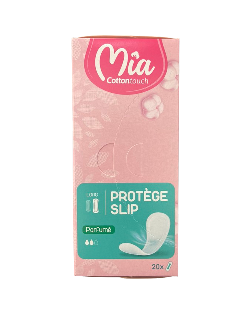 Mia Cotton Touch Protège Slip Long Parfumé - 20 unités