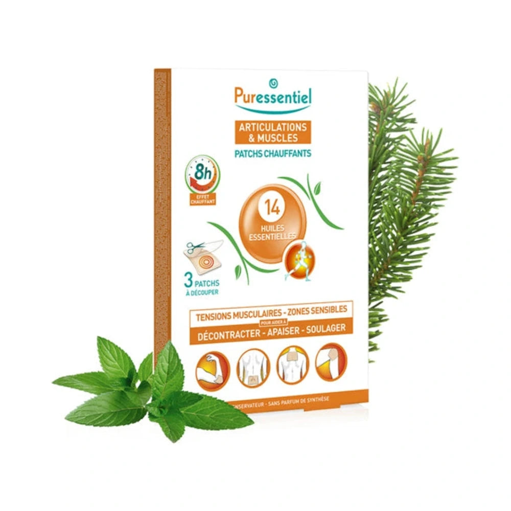Puressentiel Patchs Chauffants Pure Heat Articulations & Muscles – boîte