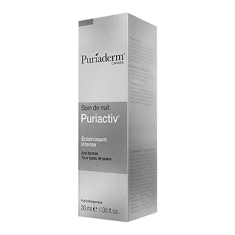 Crema de noche Puriactiv de Puriaderm: tratamiento aclarante intenso de noche