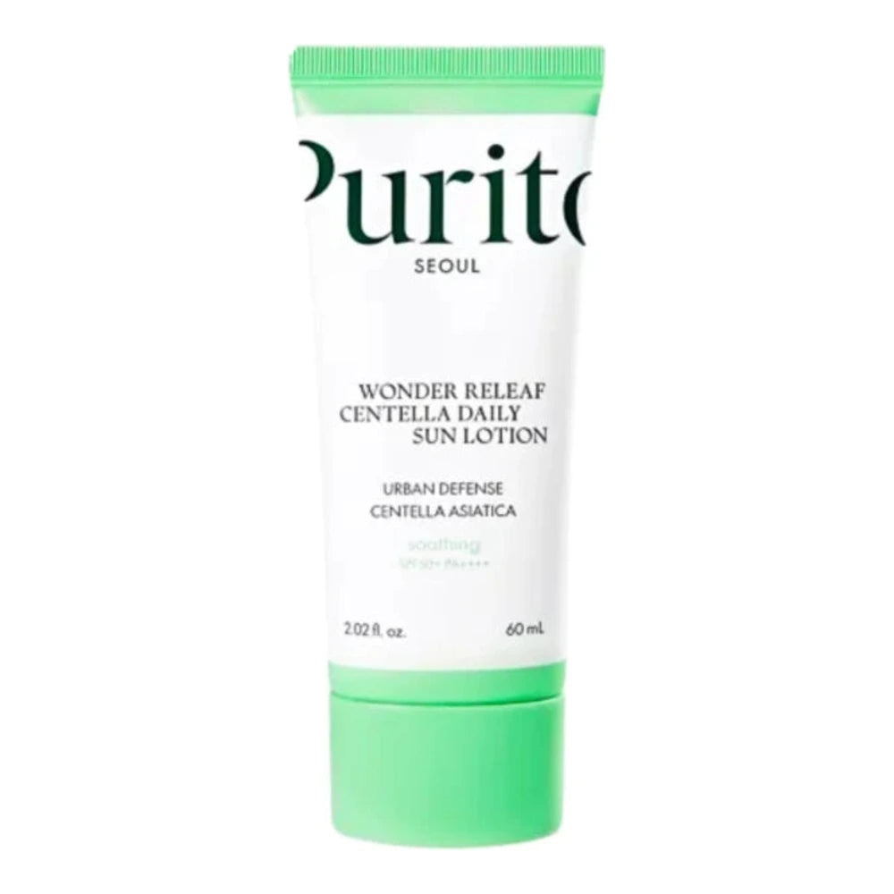 Purito Wonder Releaf Centella Daily Sun Lotion 60 ml – tube de lotion solaire visage