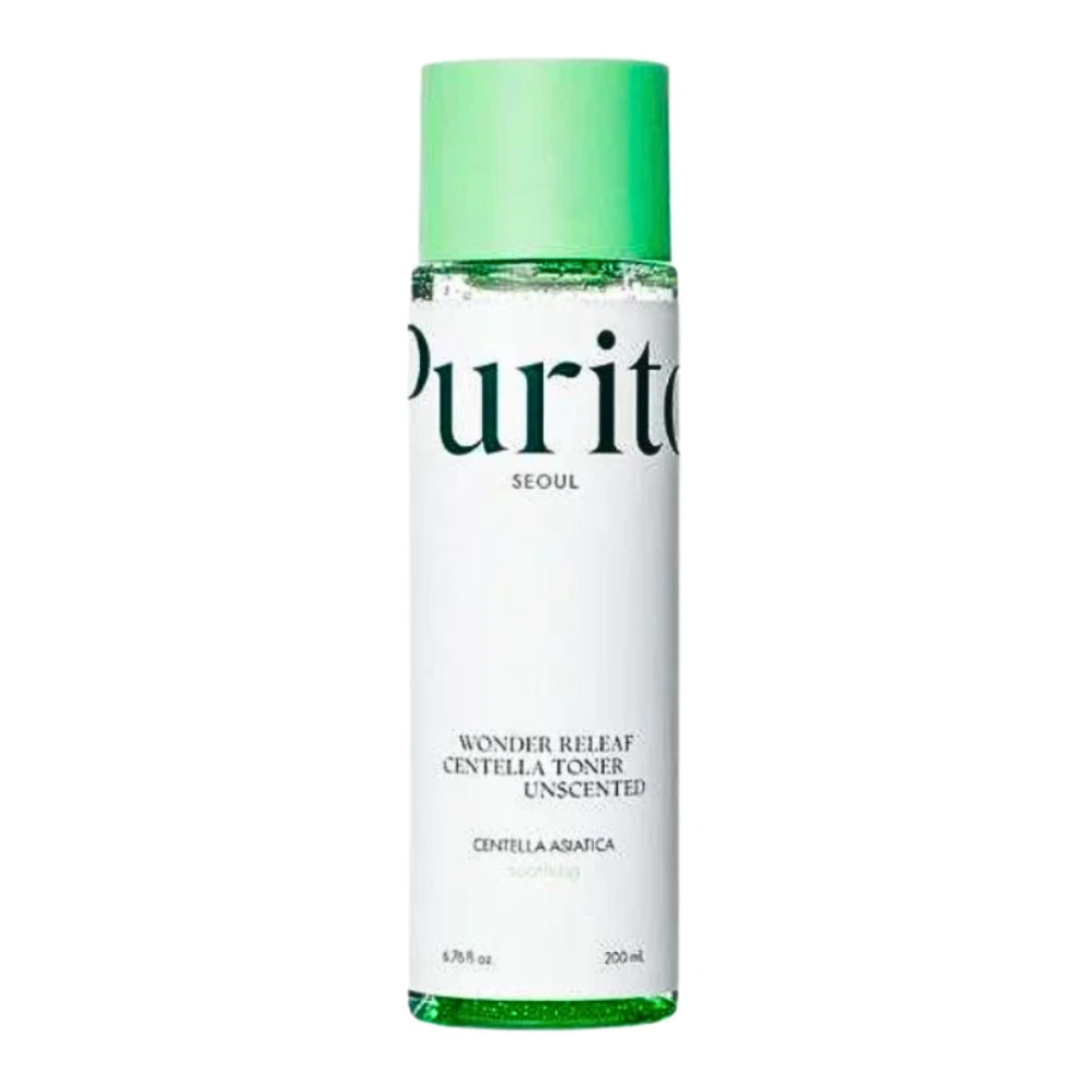 Purito Wonder Releaf Centella Toner Unscented 200 ml – flacon de tonique sans parfum