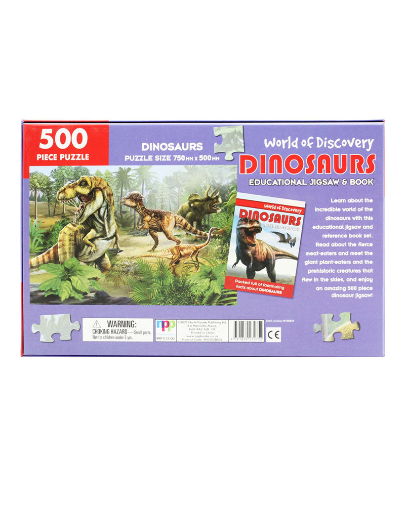 World Of Discovery - 500 Piece Puzzle & Dinosaurs