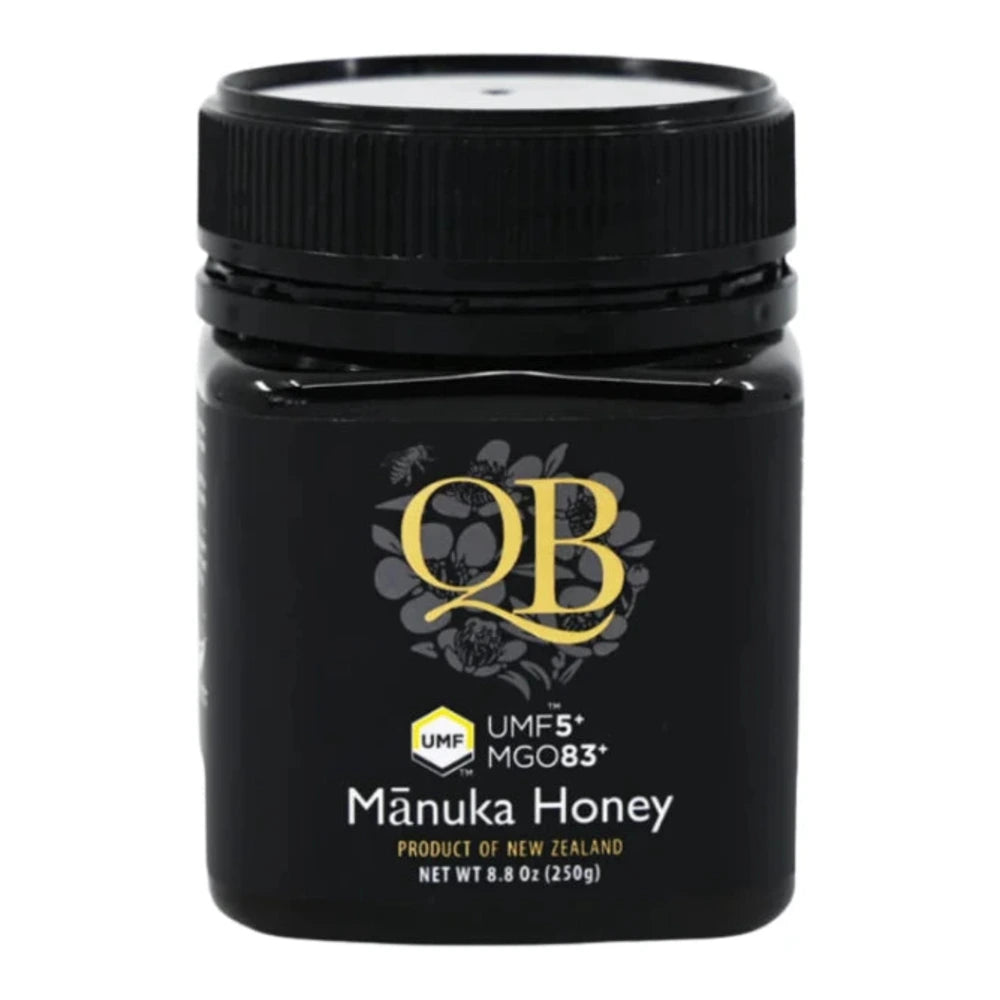 Pot de miel de Manuka QB UMF 5+ MGO 83+ 250 g