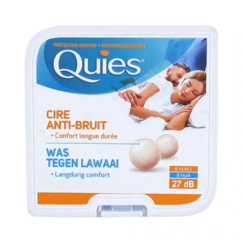 Quies Natural Wax Ear Plugs – 8 pairs