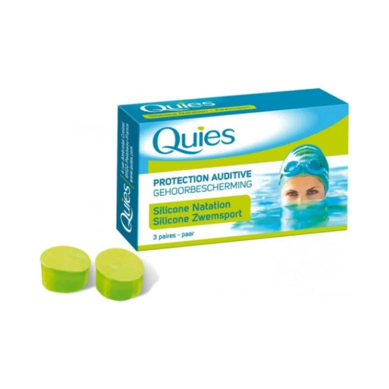 Quies Protección especial de silicona para natación - 6 pares