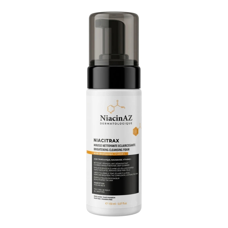 NiacinAZ Niacitrax Mousse Nettoyante Éclaircissante 150 ml
