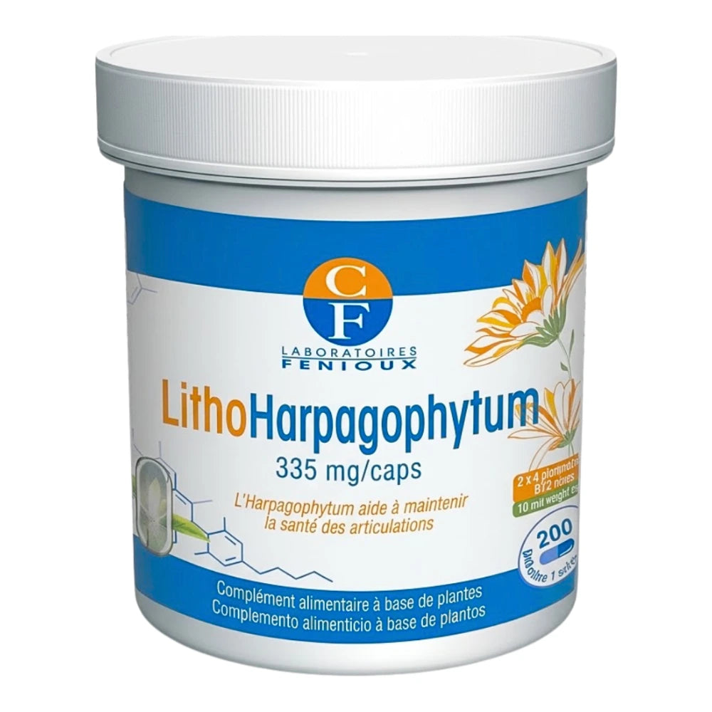 Fenioux LithoHarpagophytum 200 gélules