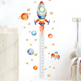 Bébé Safe Règle Murale Mesure Taille Fusée