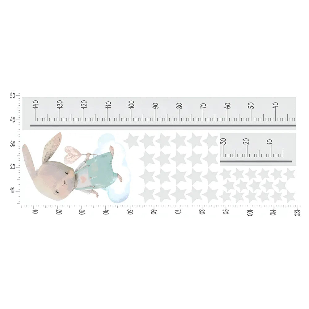 Bébé Safe Règle Murale Mesure Taille Lapin