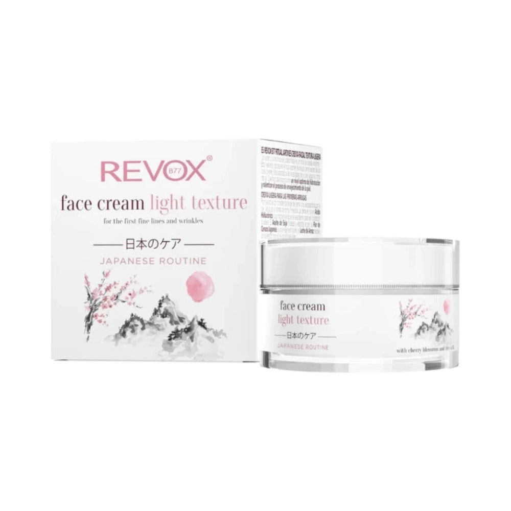Revox Japanese Ritual crème visage texture légère 50 ml – pot du produit