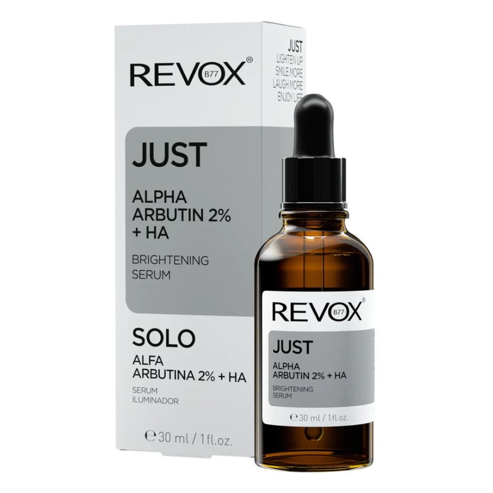 Revox Just Alpha Arbutin 2% + HA – flacon de sérum unifiant 30 ml