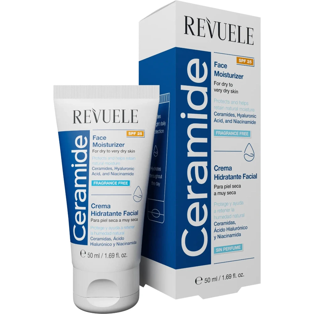 Revuele Ceramide Crème Hydratante Visage SPF25 50ml - flacon