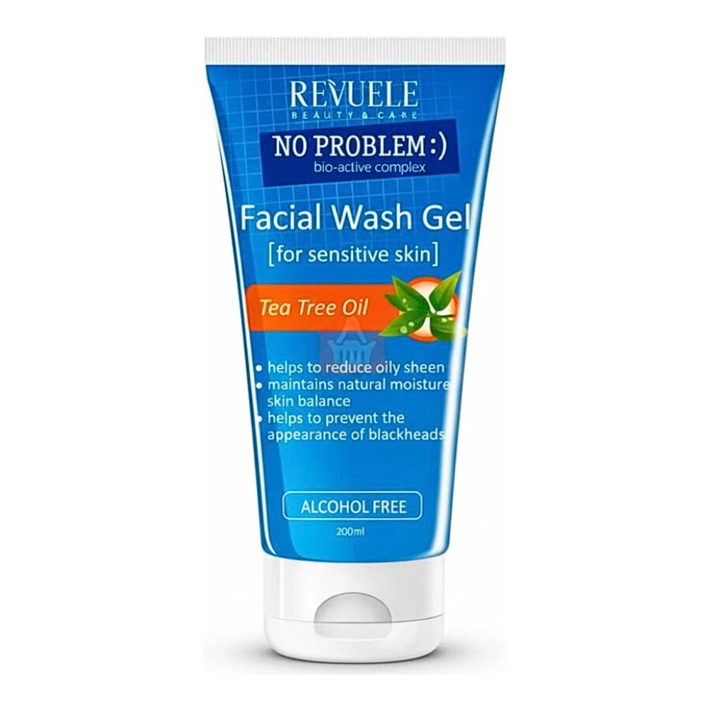 Revuele No Problem gel nettoyant visage tea tree 200 ml – flacon