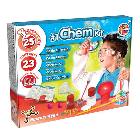 Science For You mon Premier Kit de Chimie 8A+