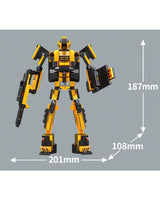 Sembo Blocs De Construction Robot de Combat Sany +6A