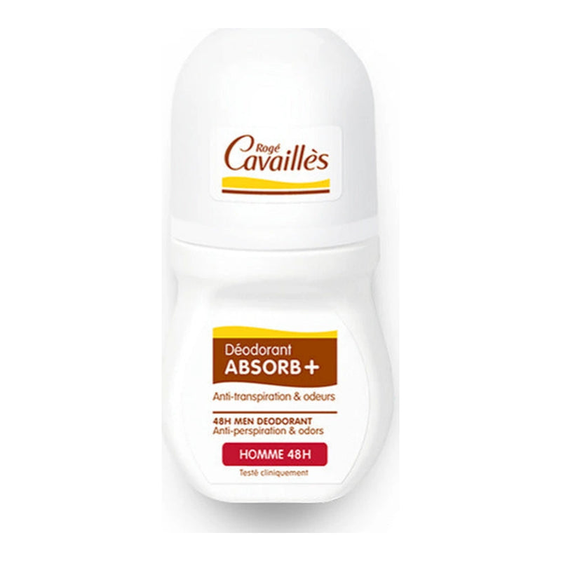 Rogé Cavaillès Desodorante Absorb+ Hombre 48H Roll-On – 50 ml
