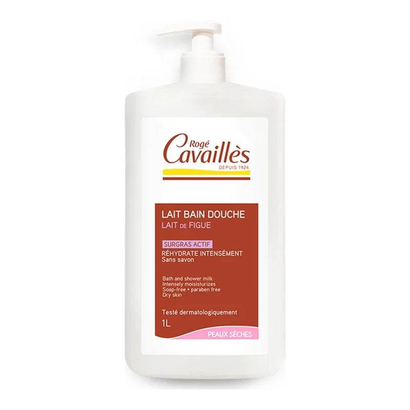 Leche Hidratante para Baño y Ducha Rogé Cavailés – Leche de Higo 1L