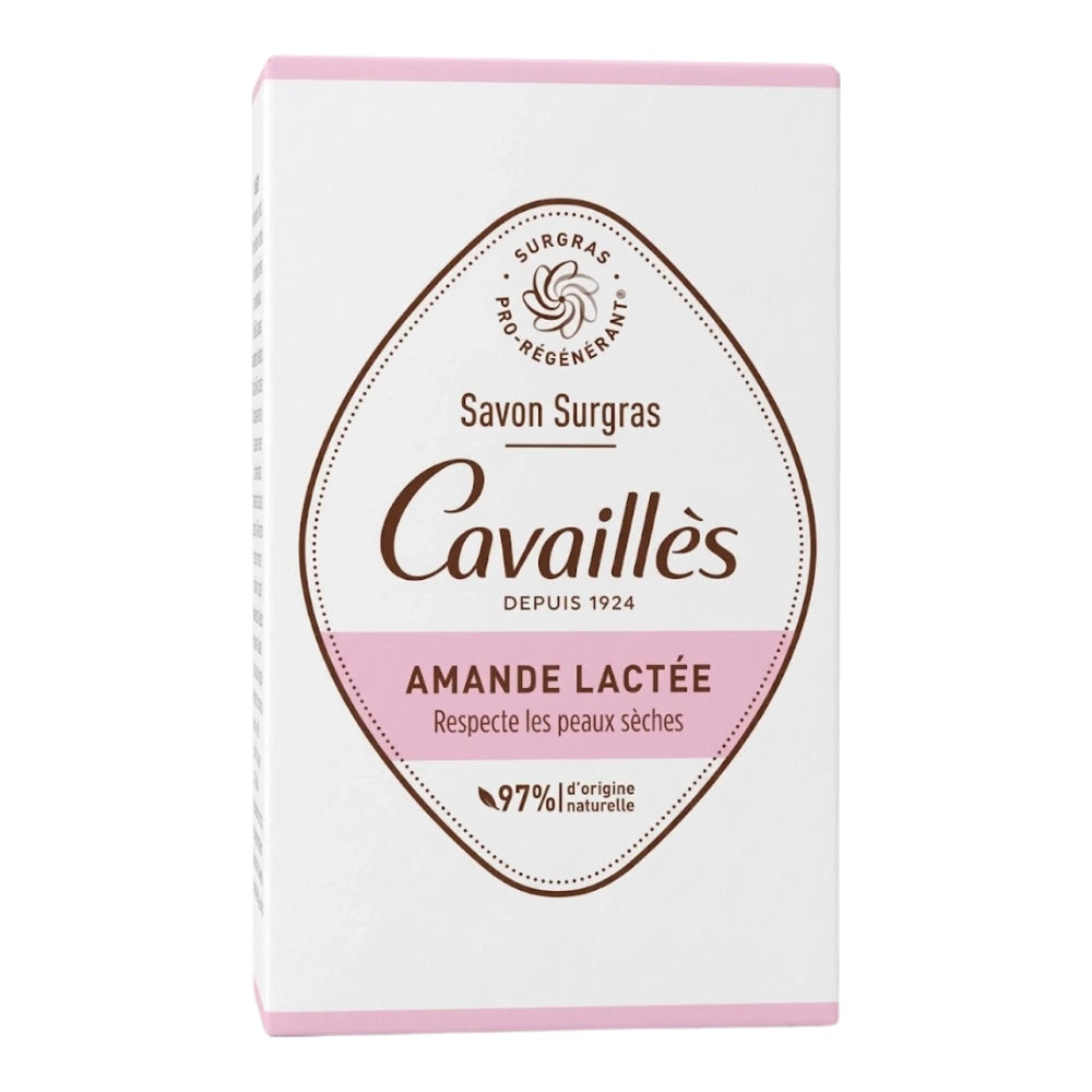Rogé Cavaillès Savon Surgras Amande Lactée 200 g – boîte