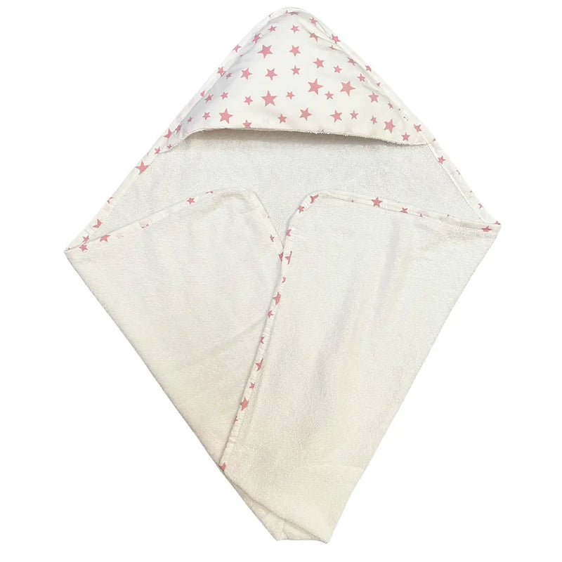 BébéYo Bath Cape - Pink Stars
