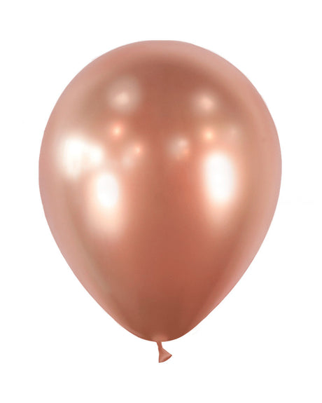 Pack de 100 Ballons Pour Fête - Rose Gold