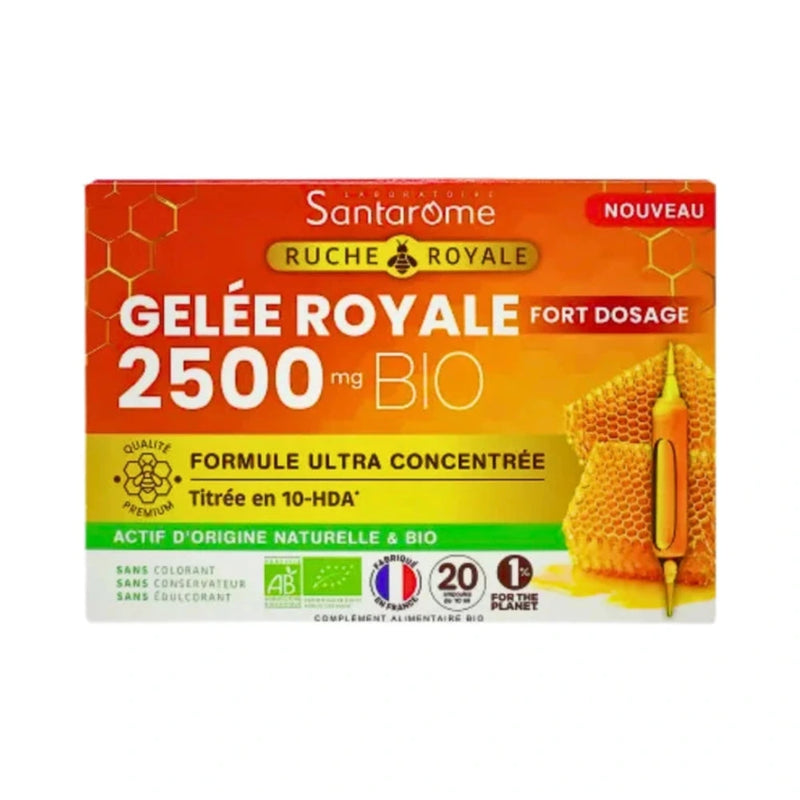 Santarome Jalea Real 2500mg 20 Ampollas