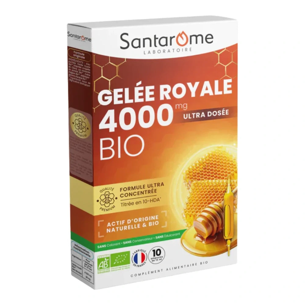 Santarome Gelée Royale Bio 4000 mg – 10 ampoules