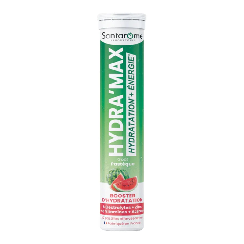 Santarome Hydramax بنكهة البطيخ الأحمر 20 قرصًا فوّارًا