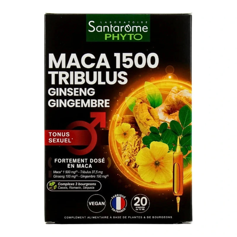 Santarome Maca 1500 Tribulus 20 Ampollas