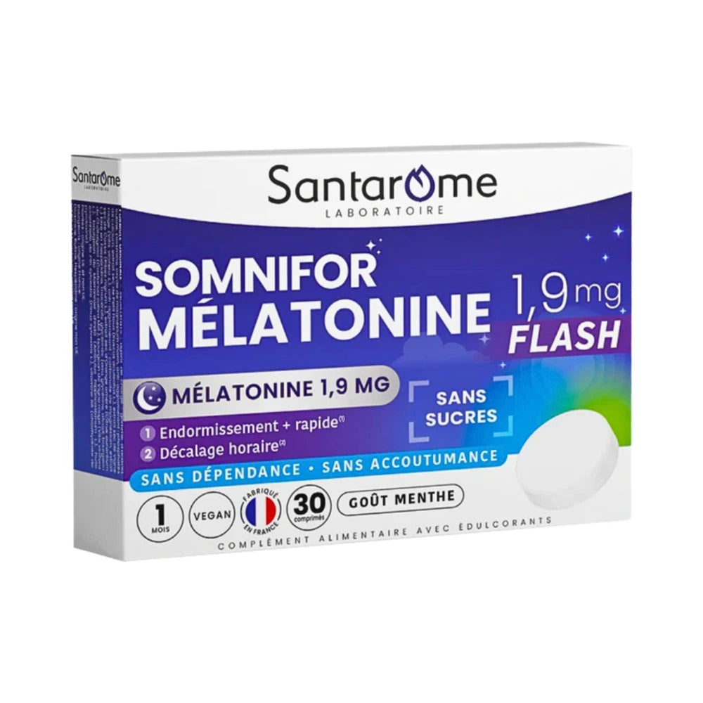 Santarome Somnifor Mélatonine – boîte de 30 capsules