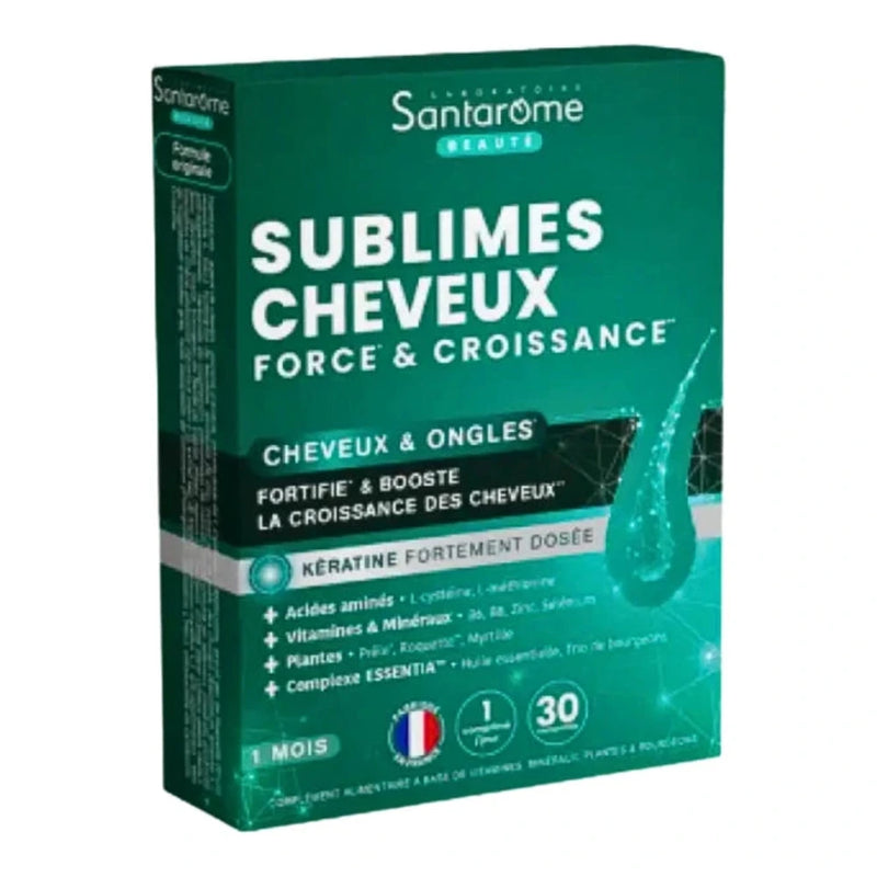 Santarome Sublimes Cheveux Ongles 30 Capsules